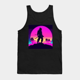 Synthwave ninja Tank Top